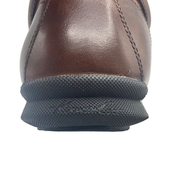 Kenneth Cole License Plate Leather Shoes Brown Size 11 - Picture 9 of 12